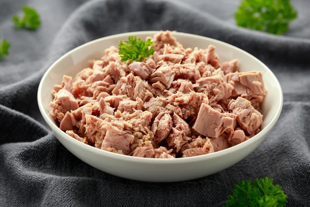 tuna in a bowl